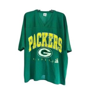 Vintage Green Bay Packers Jersey Mens Size Large Riddell USA 1996